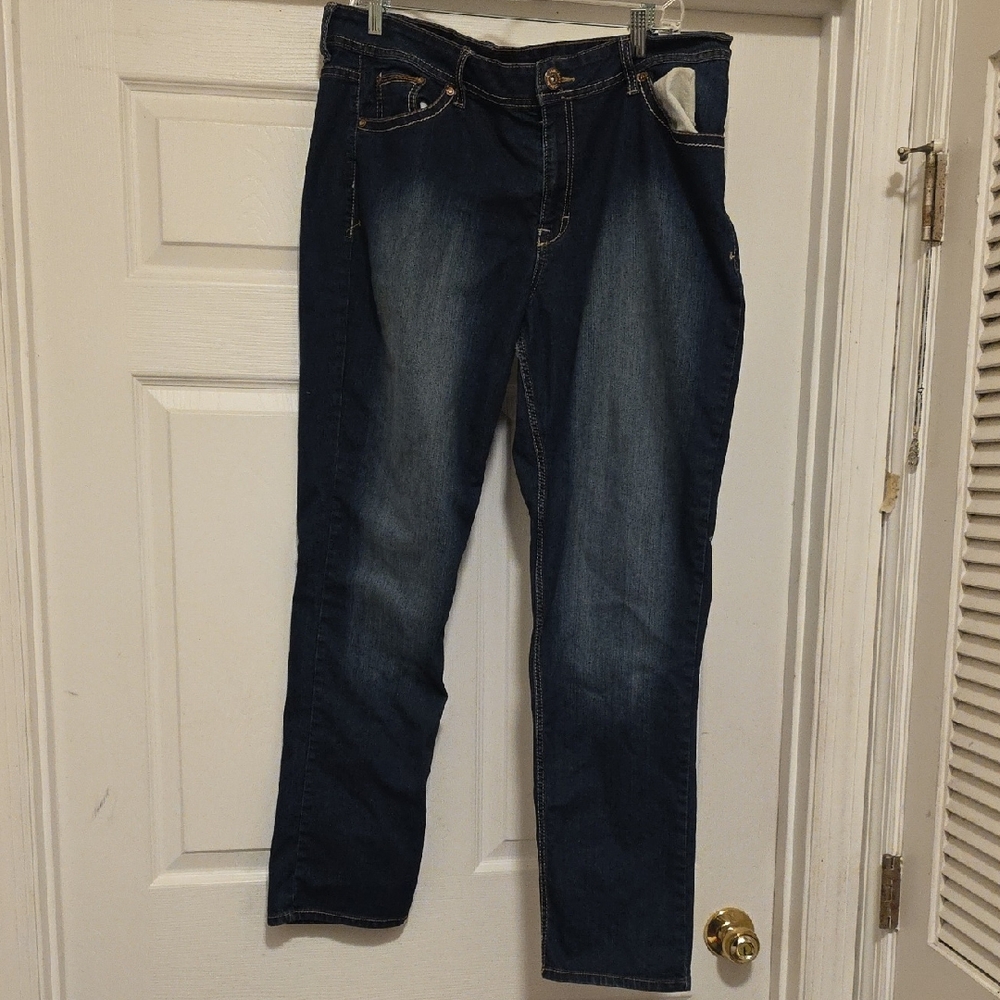 Jordache Indigo Straight Leg Jeans